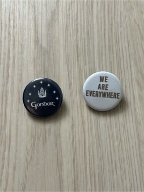 Gondor and We Are Everywhere Pins